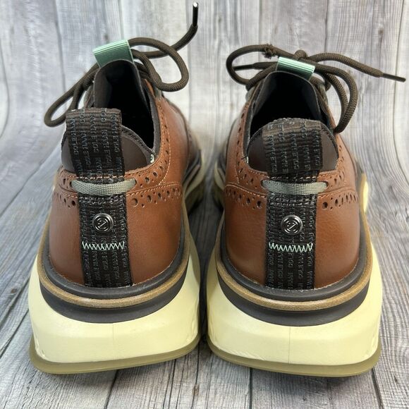 Cole Haan 5.ZEROGRAND Wingtip Oxford Shoes Men's 9W Dark Sequoia C36511 NWOB - Picture 4 of 12